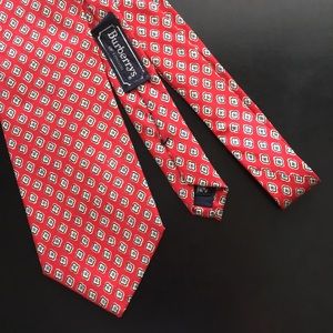 Burberrys red necktie